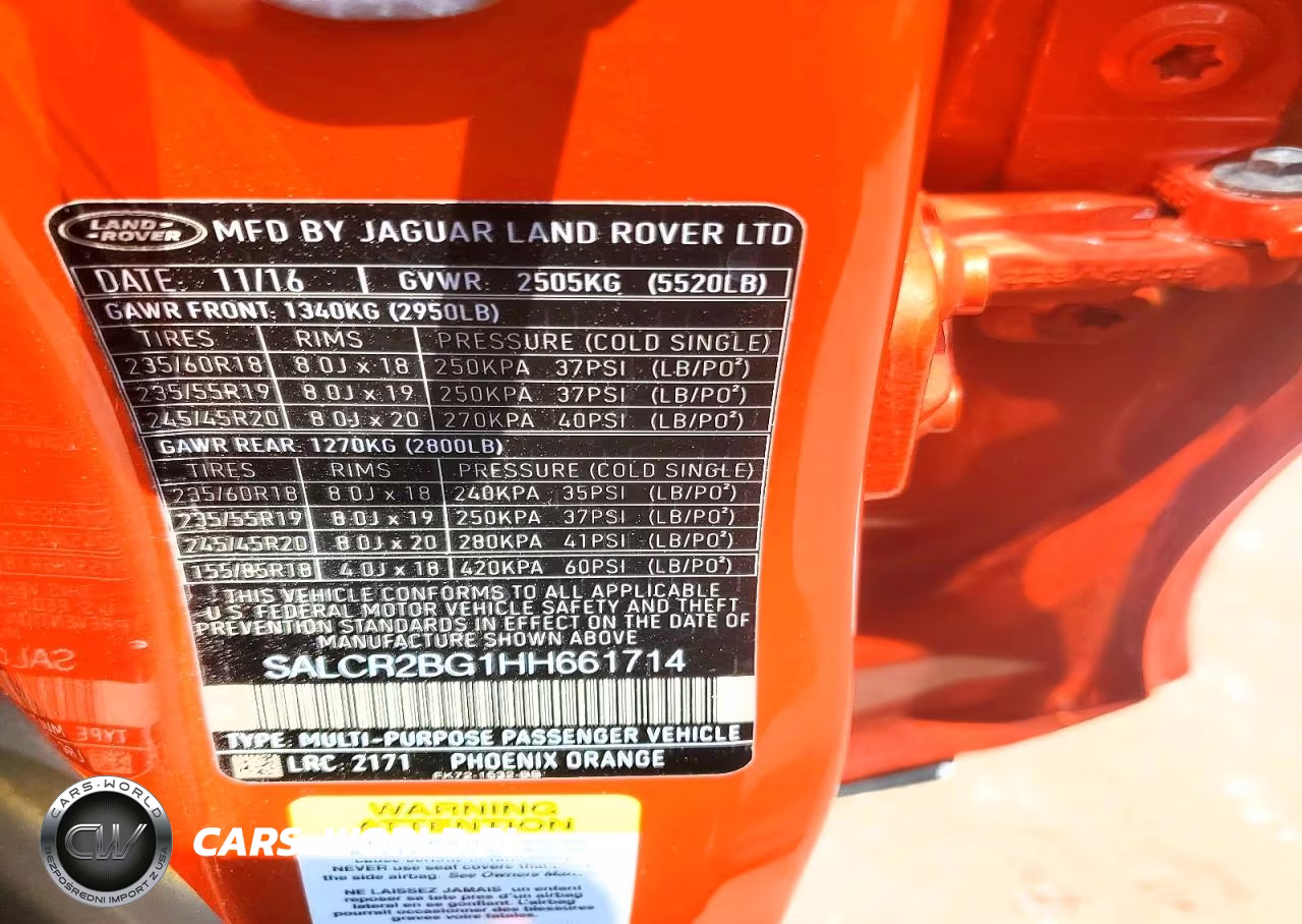 2017 Land Rover Discovery Sport Hse VIN:SALCR2BG1HH661714 - 12