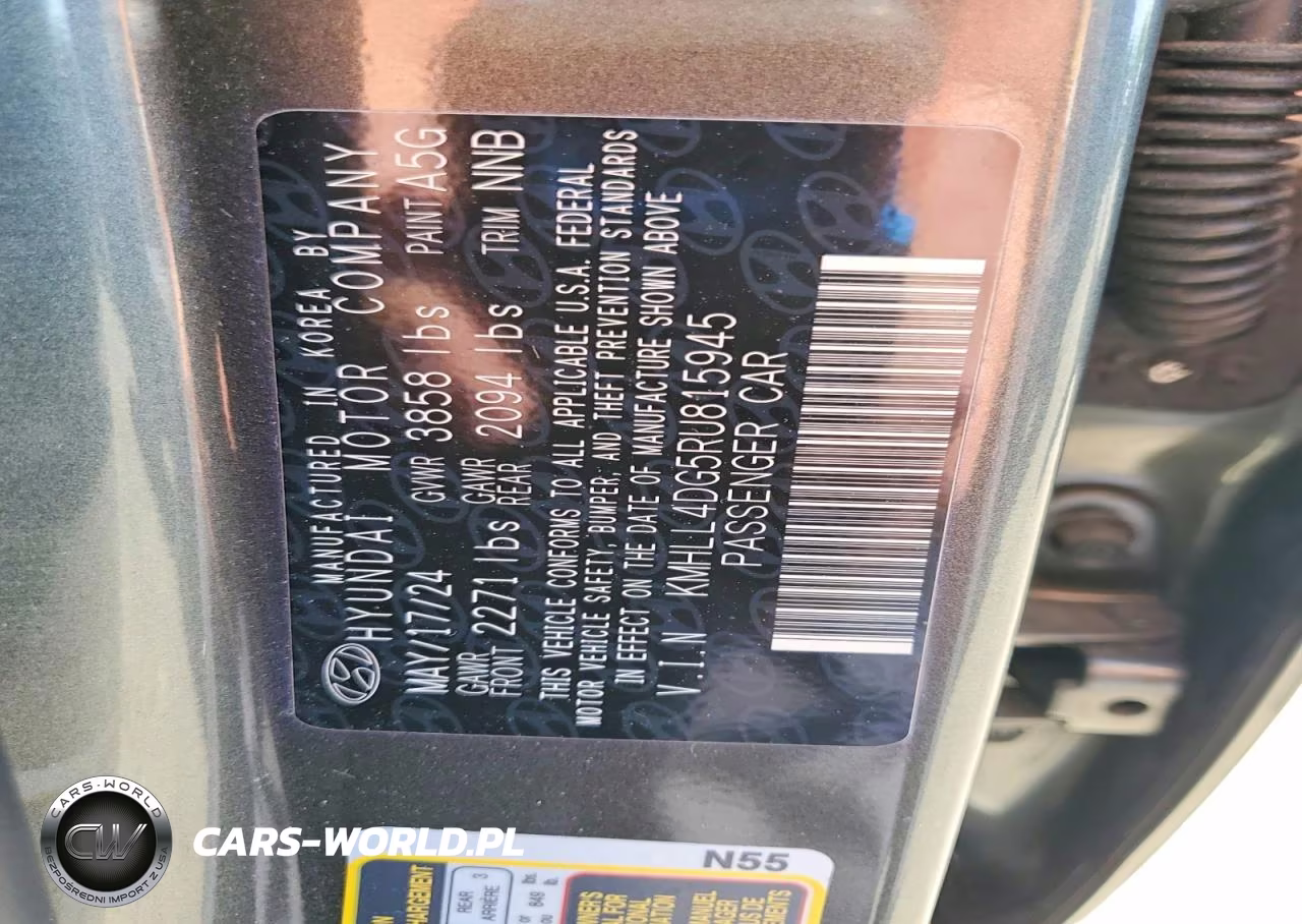 2024 Hyundai Elantra Se VIN:KMHLL4DG5RU815945 - 13