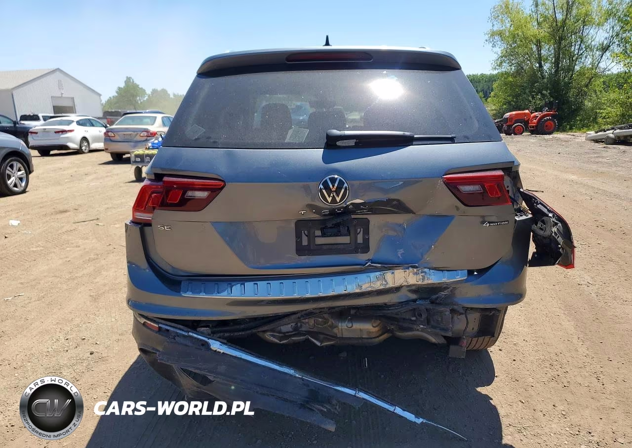 2022 Volkswagen Tiguan Se VIN:3VV2B7AX5NM129641 - 6