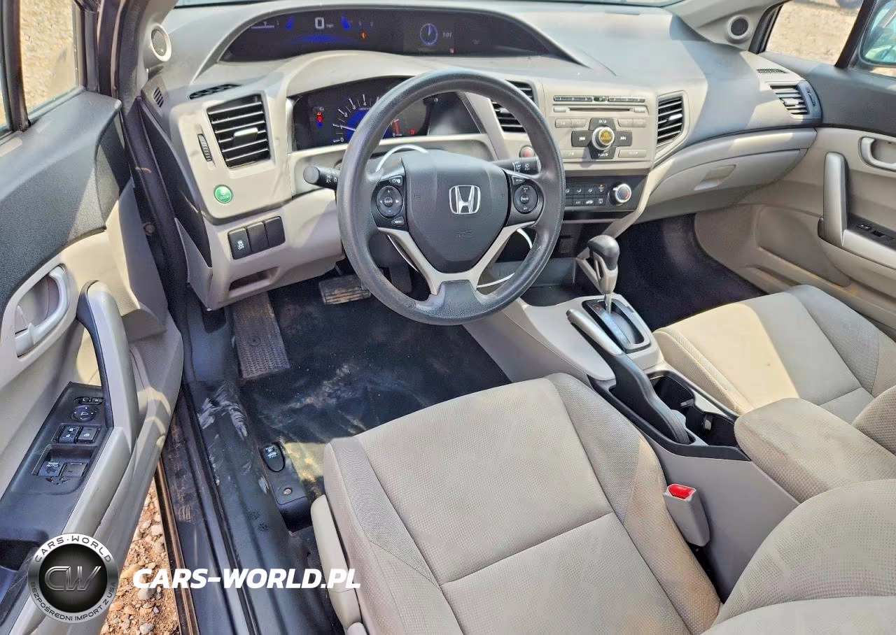 2012 Honda Civic Lx VIN:2HGFG3B53CH511736 - 8