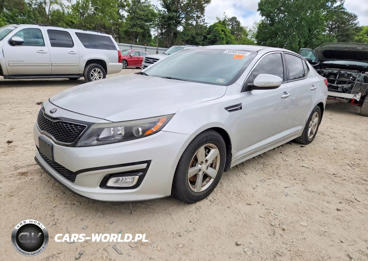 2015 Kia Optima Lx VIN:5XXGM4A72FG400493 - 1