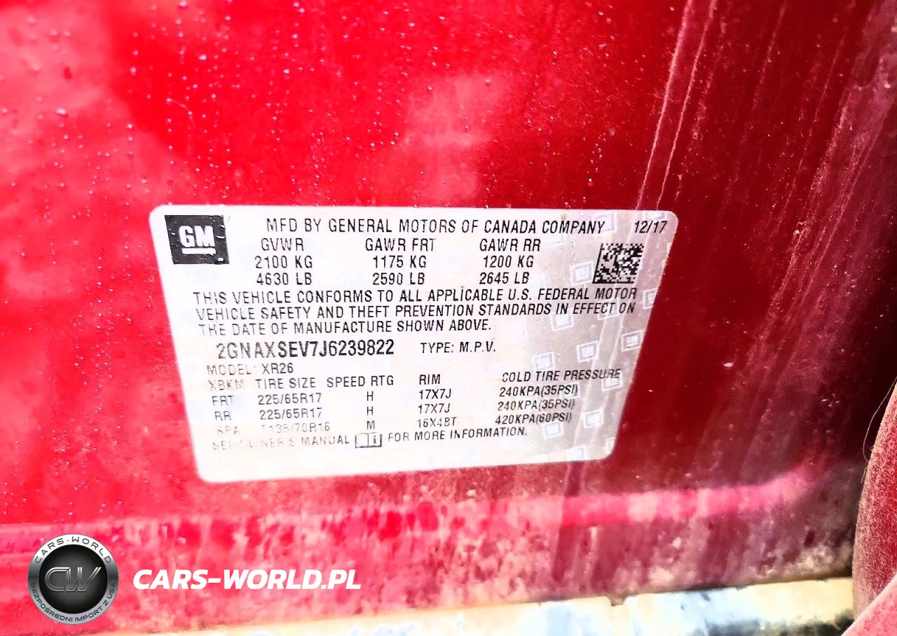 2018 Chevrolet Equinox Lt VIN:2GNAXSEV7J6239822 - 12
