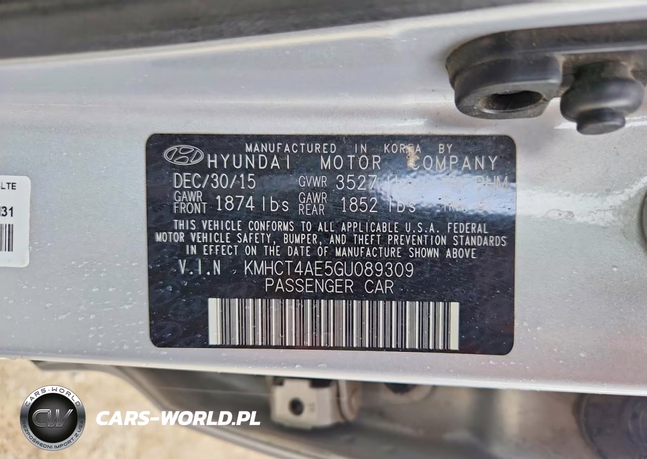 2016 Hyundai Accent Se VIN:KMHCT4AE5GU089309 - 12