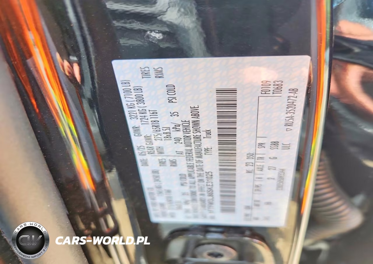 2025 Ford F150 Xlt VIN:1FTFW3L86SKE31025 - 12