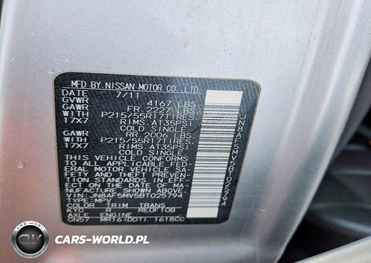 2011 Nissan Juke S VIN:JN8AF5MV5BT025794 - 13