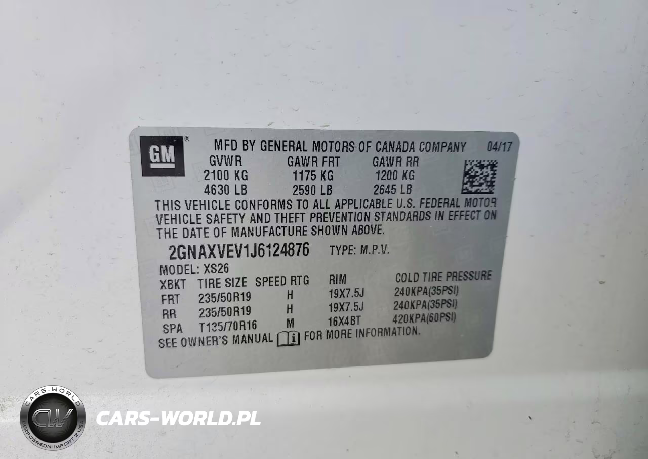 2018 Chevrolet Equinox VIN:2GNAXVEV1J6124876 - 13