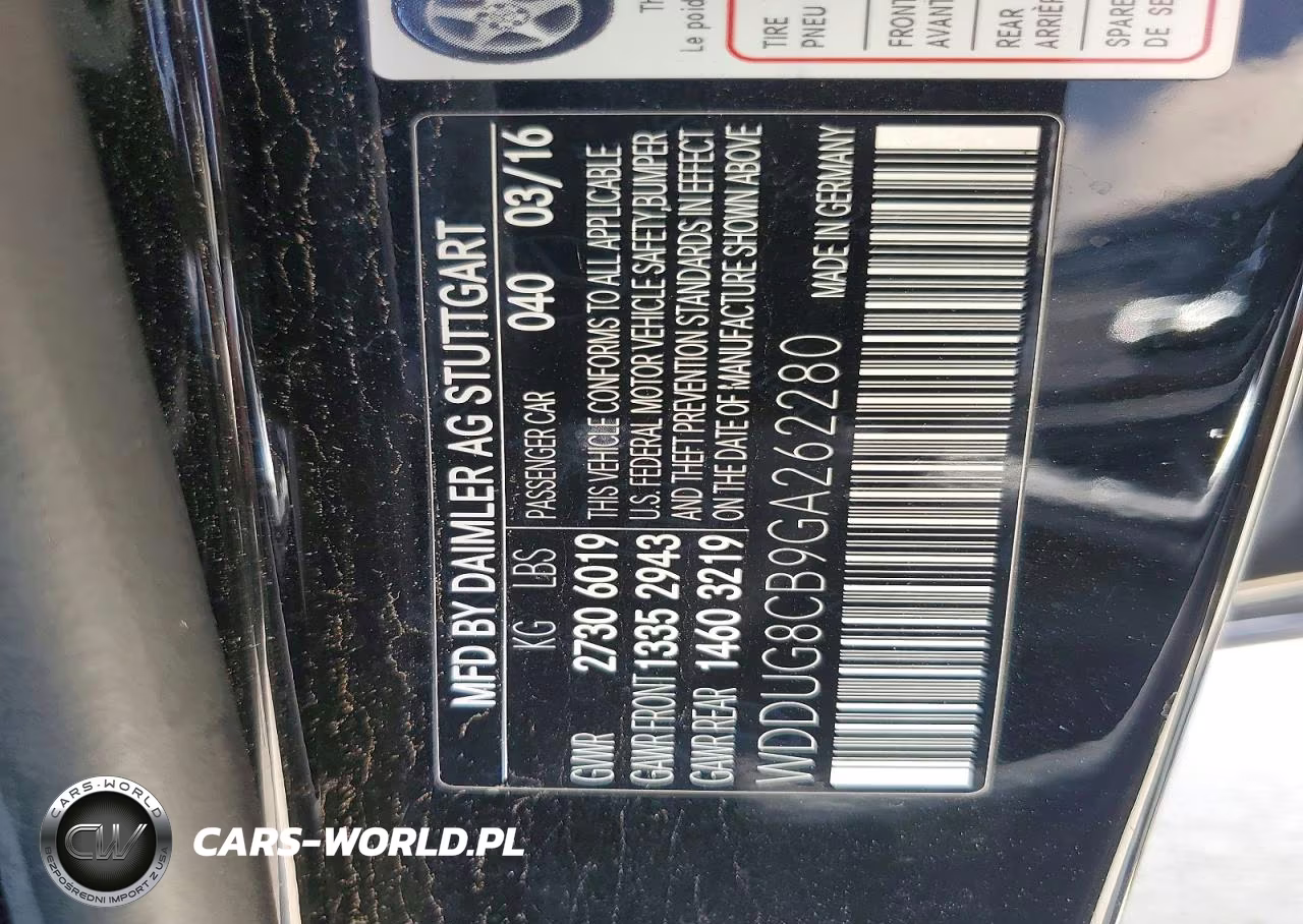 2016 Mercedes-Benz S 550 VIN:WDDUG8CB9GA262280 - 13