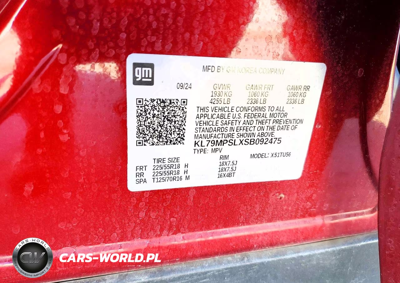 2025 Chevrolet Trailblazer Lt VIN:KL79MPSLXSB092475 - 13