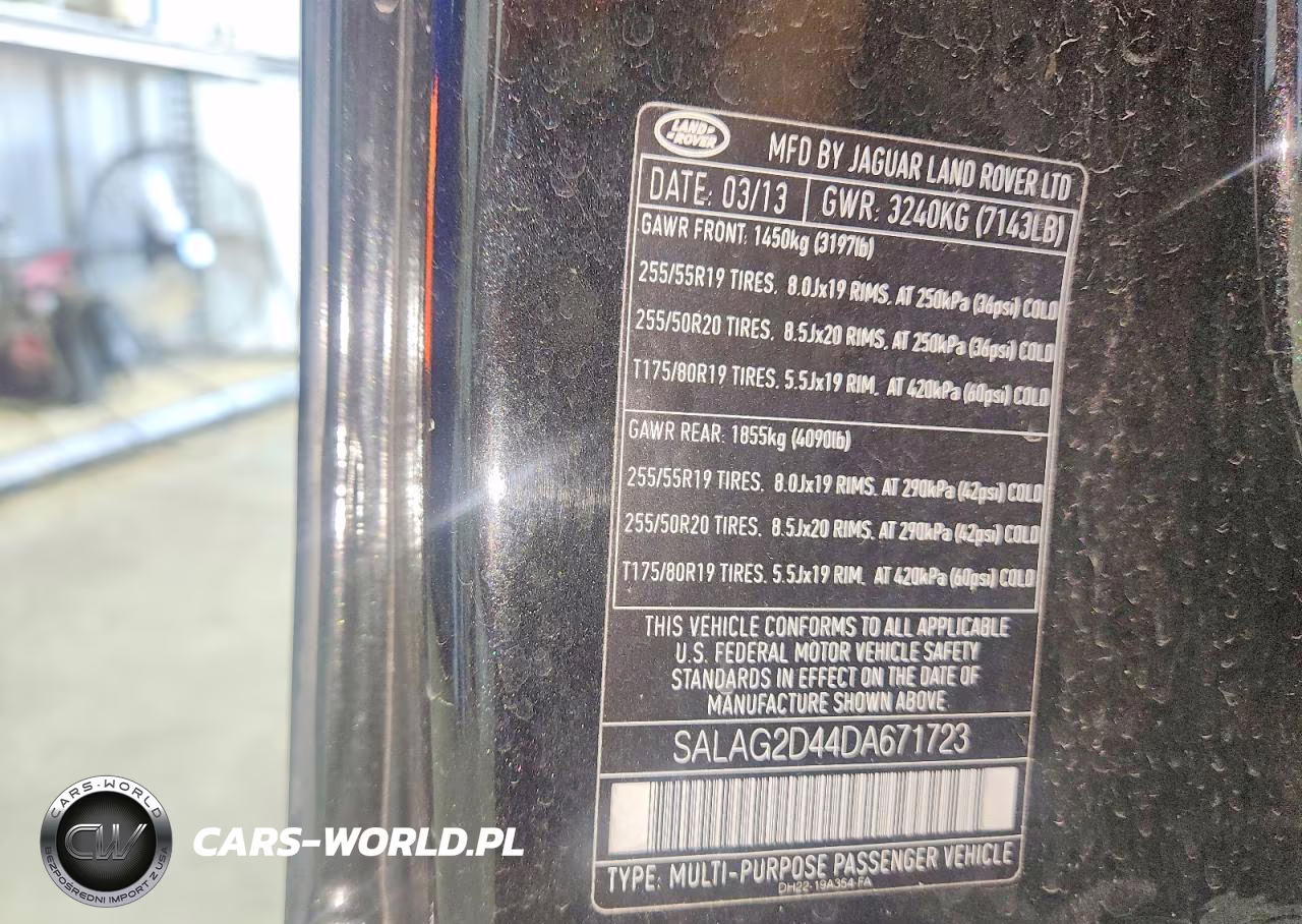 2013 Land Rover Lr4 Hse VIN:SALAG2D44DA671723 - 13
