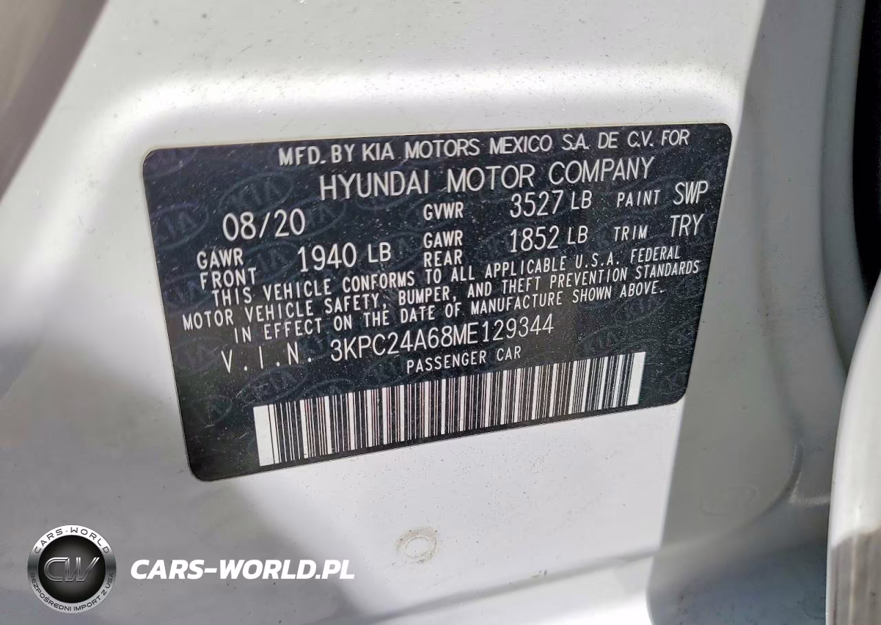 2021 Hyundai Accent Se VIN:3KPC24A68ME129344 - 12