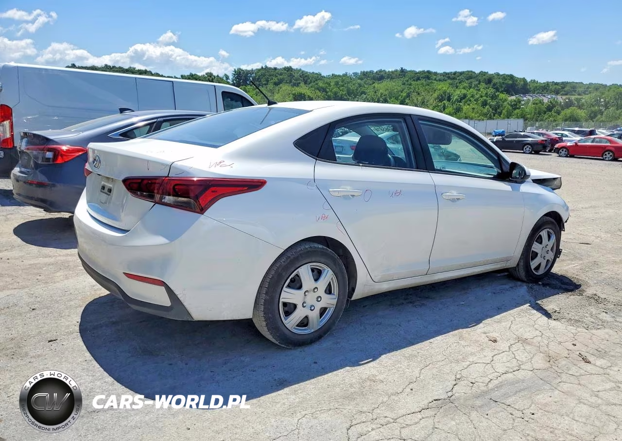 2021 Hyundai Accent Se VIN:3KPC24A68ME129344 - 3