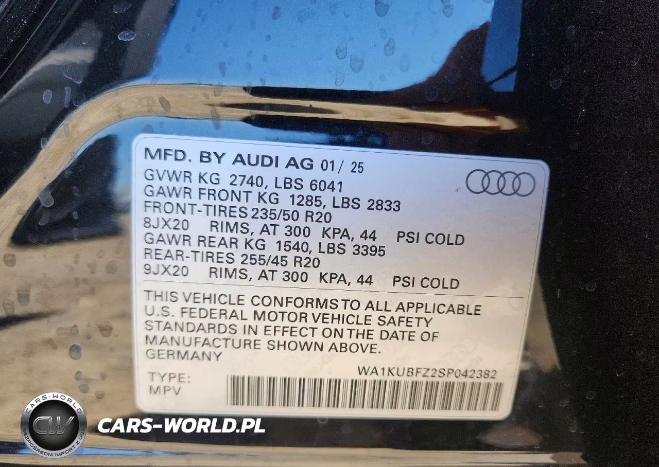 2025 Audi Q4 E-Tron Premium VIN:WA1KUBFZ2SP042382 - 13