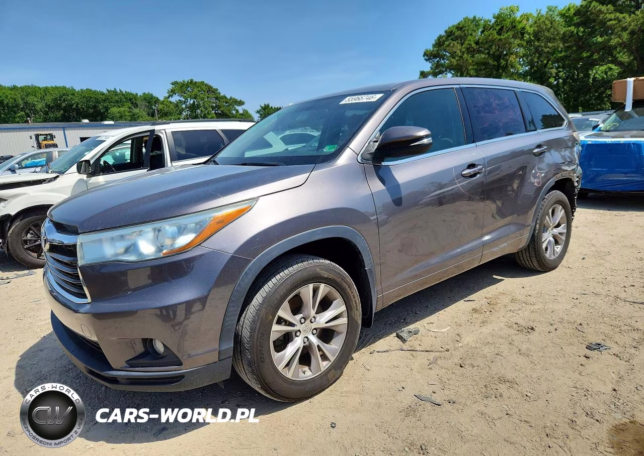 2015 Toyota Highlander Le Plus