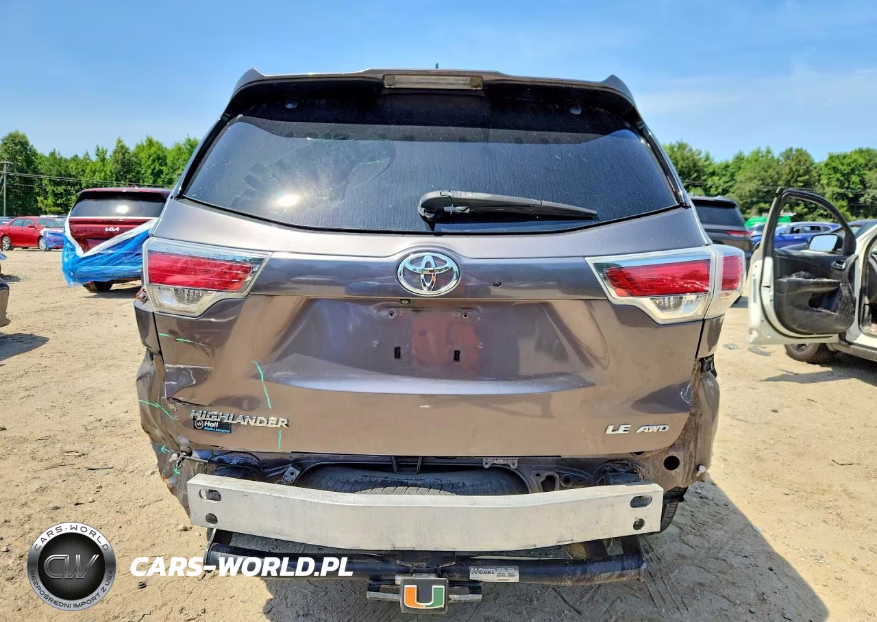 2015 Toyota Highlander Le Plus VIN:5TDBKRFHXFS088291 - 6