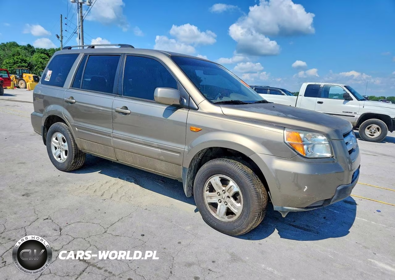 2008 Honda Pilot Vp VIN:5FNYF282X8B003861 - 4
