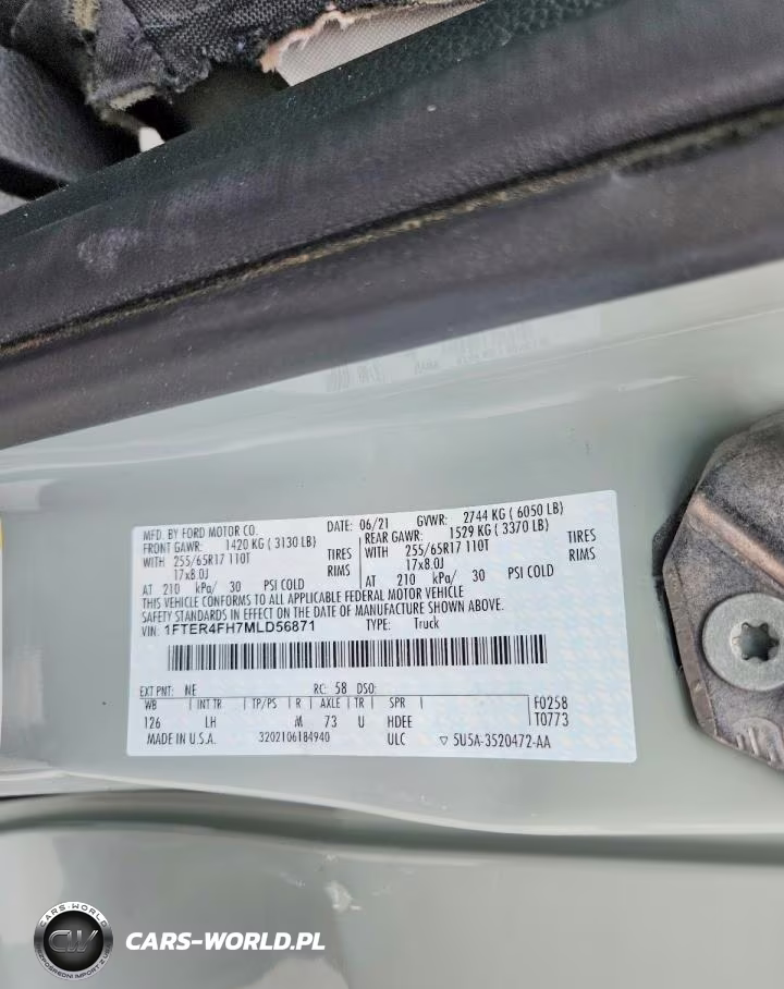 2021 Ford Ranger Xl VIN:1FTER4FH7MLD56871 - 12