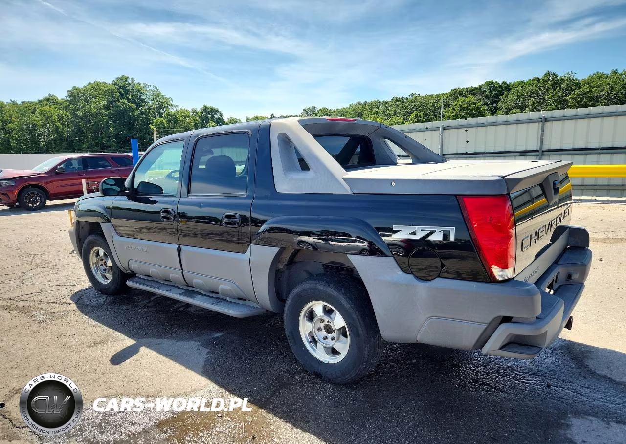 2002 Chevrolet Avalanche K1500 VIN:3GNEK13T72G128513 - 2