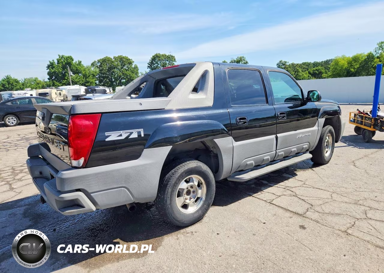 2002 Chevrolet Avalanche K1500 VIN:3GNEK13T72G128513 - 3