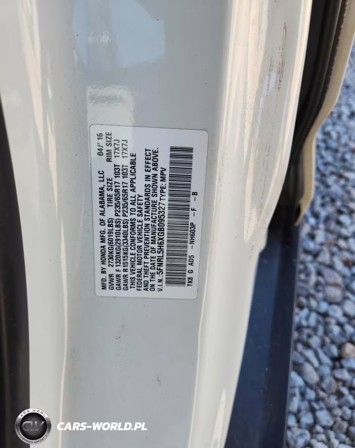 2016 Honda Odyssey Exl VIN:5FNRL5H6XGB095327 - 13