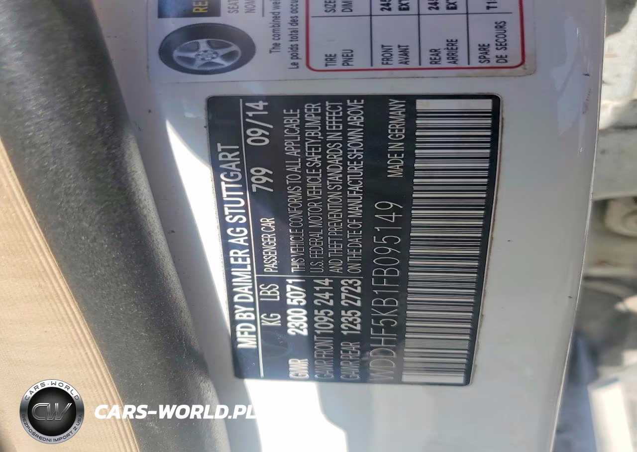 2015 Mercedes-Benz E 350 VIN:WDDHF5KB1FB095149 - 12