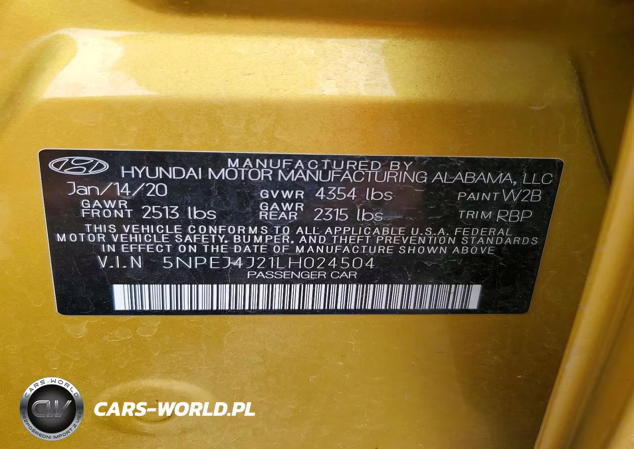 2020 Hyundai Elentra VIN:5NPEJ4J21LH024504 - 12