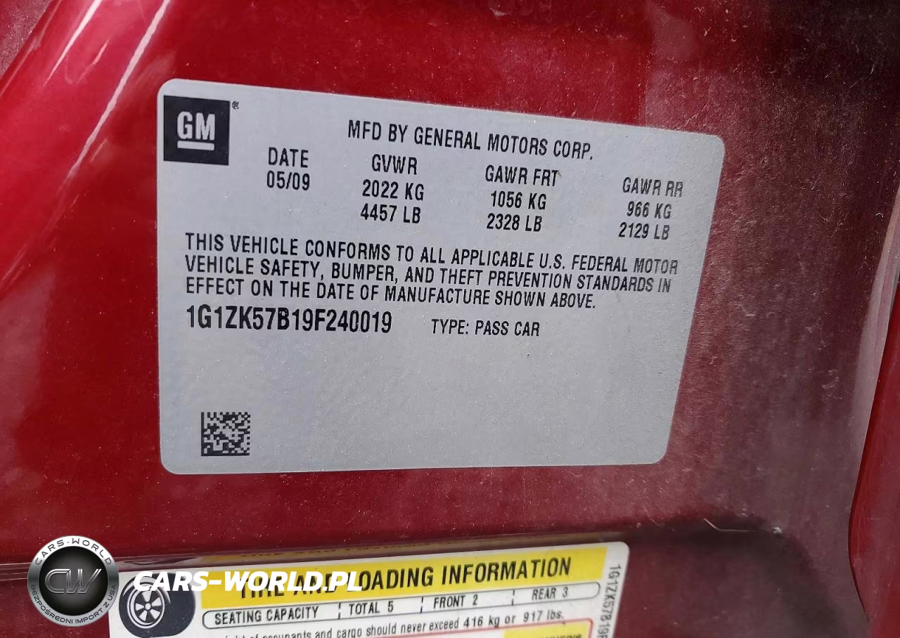 2009 Chevrolet Malibu Ltz VIN:1G1ZK57B19F240019 - 13