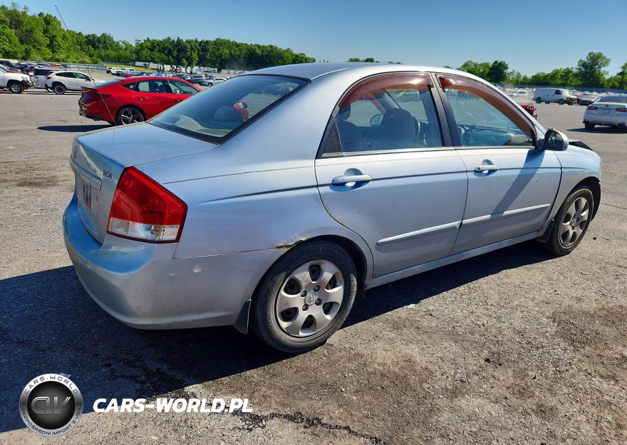2007 Kia Spectra VIN:KNAFE121X75474510 - 3