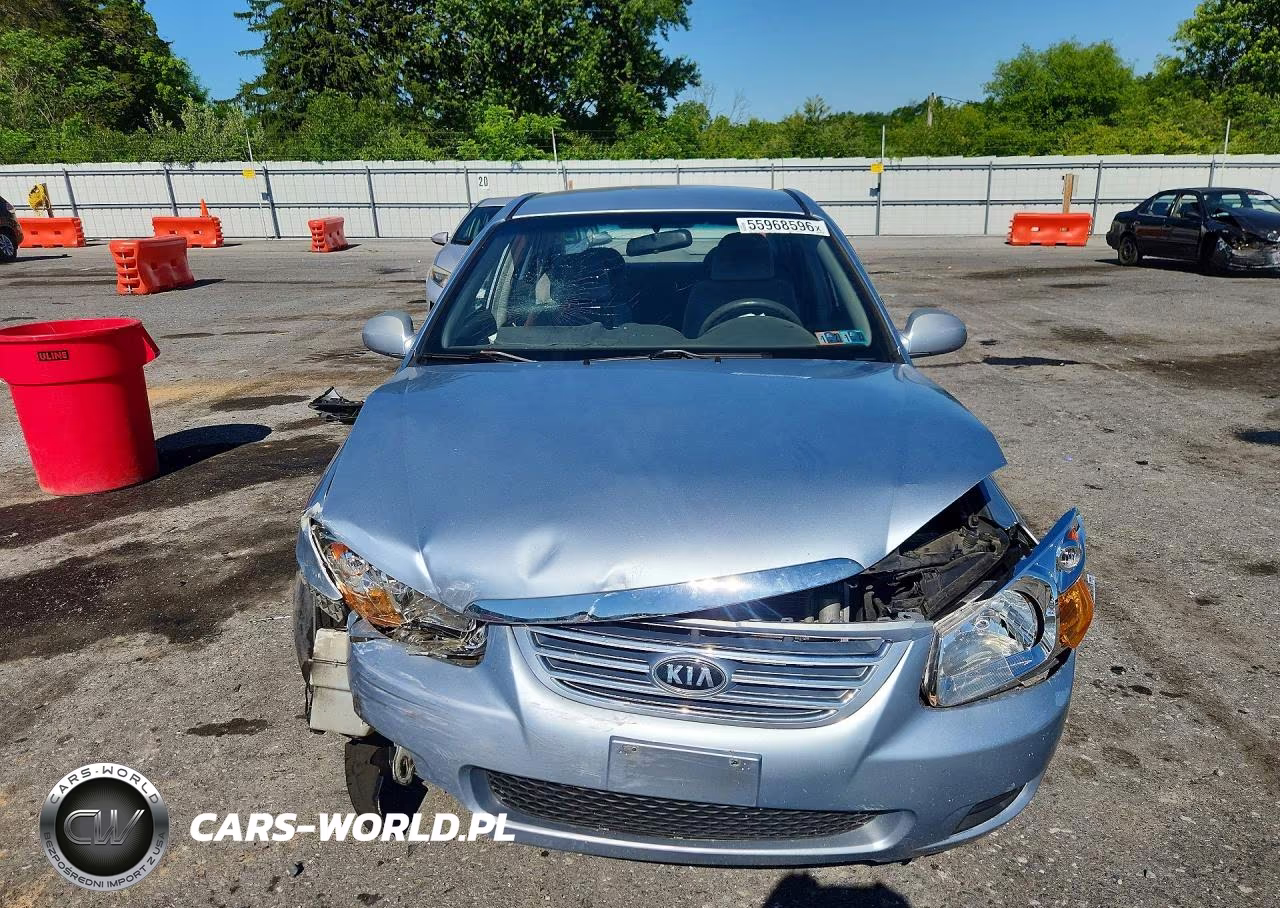 2007 Kia Spectra VIN:KNAFE121X75474510 - 5