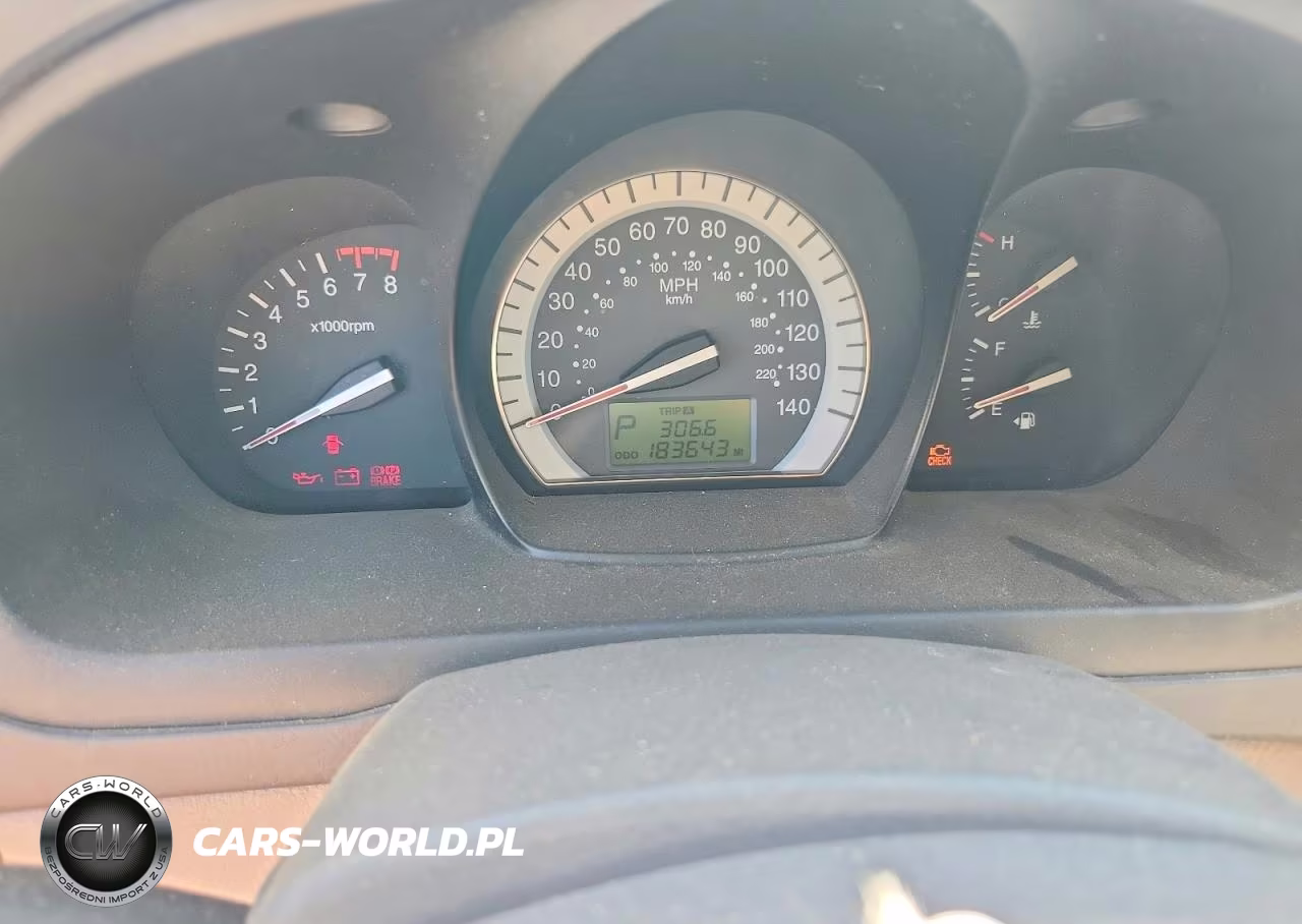 2007 Kia Spectra VIN:KNAFE121X75474510 - 9