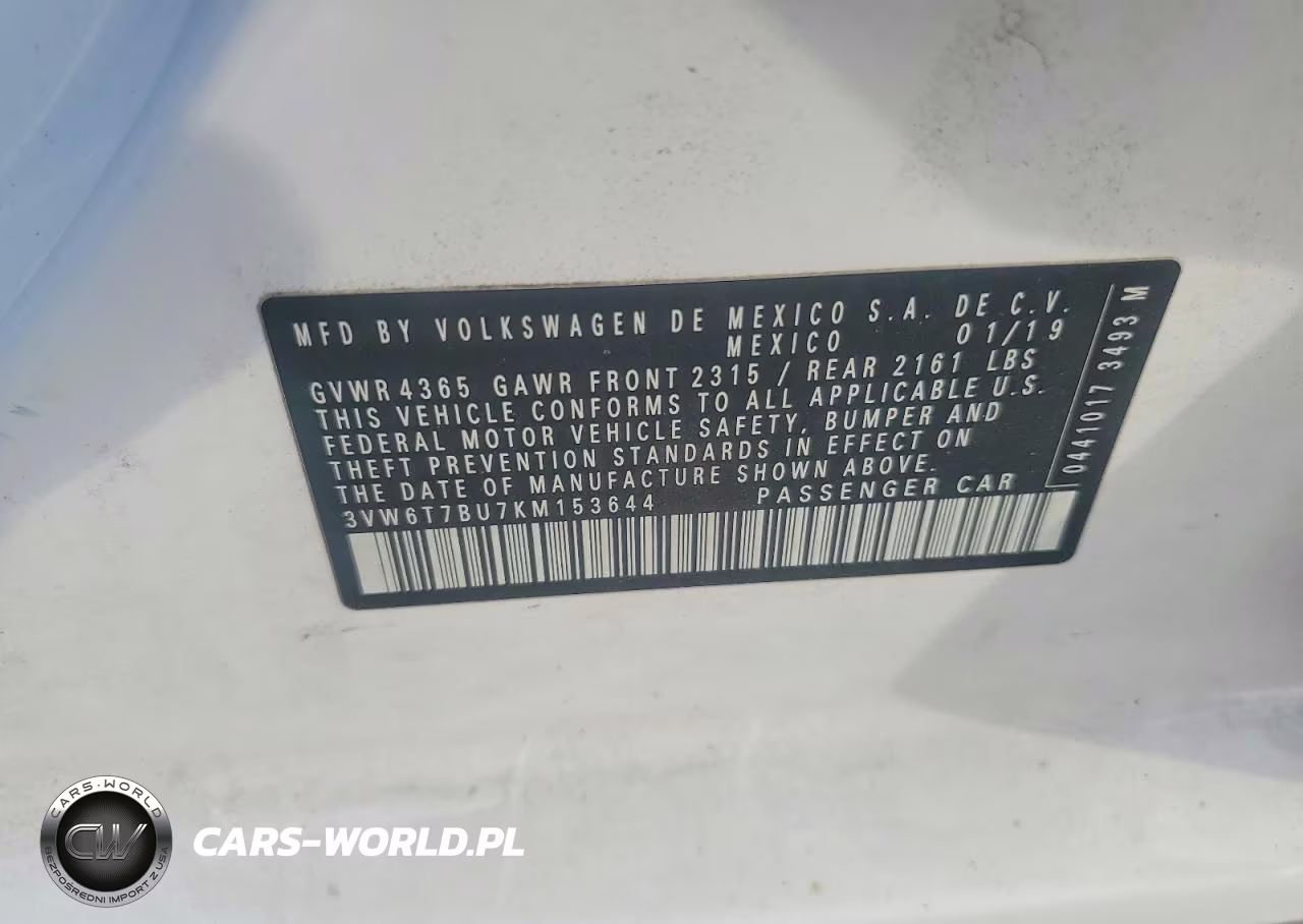 2019 Volkswagen Jetta Gli VIN:3VW6T7BU7KM153644 - 12