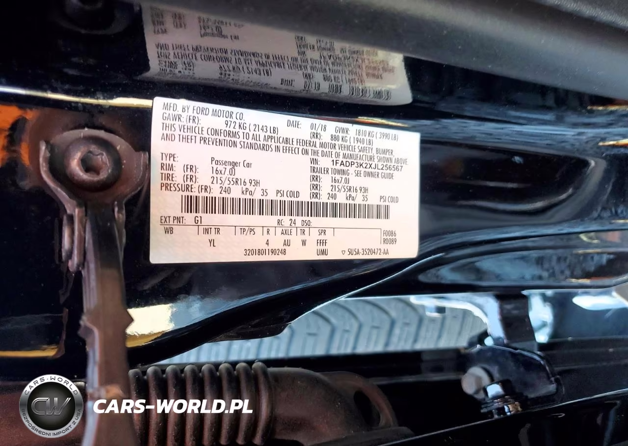2018 Ford Focus Se VIN:1FADP3K2XJL256567 - 13