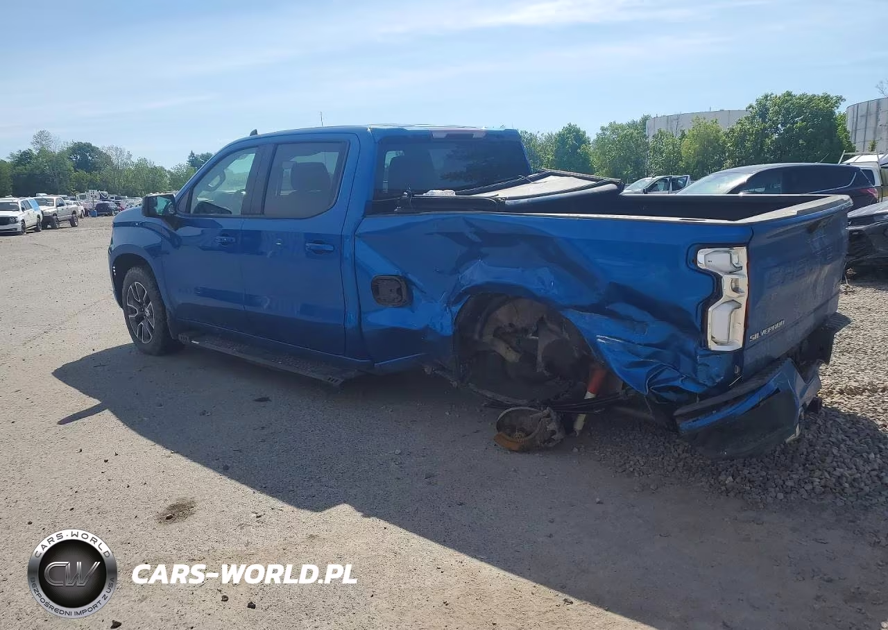 2022 Chevrolet Silverado K1500 Rst VIN:1GCUDEED6NZ630395 - 2
