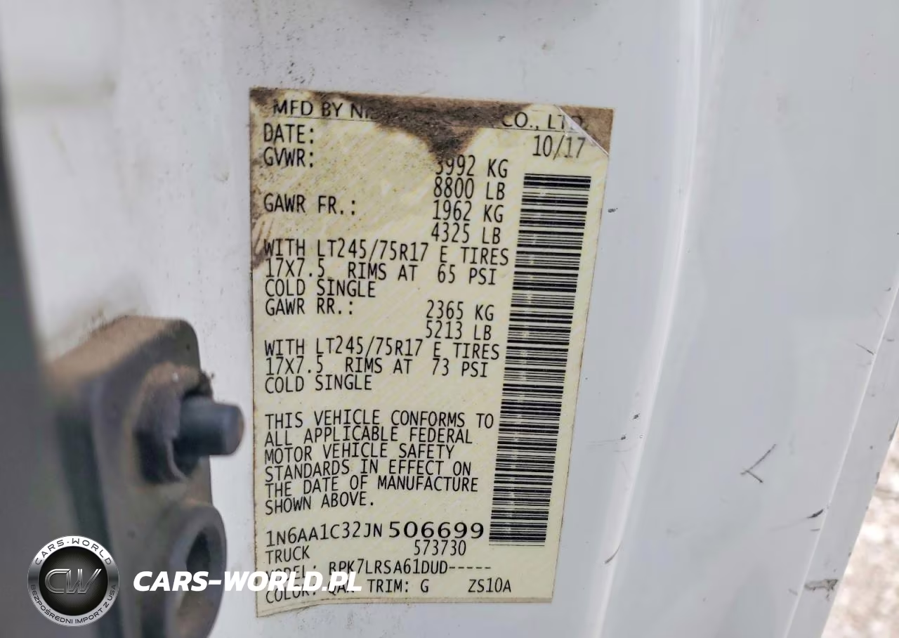 2018 Nissan Titan Xd S VIN:1N6AA1C32JN506699 - 12