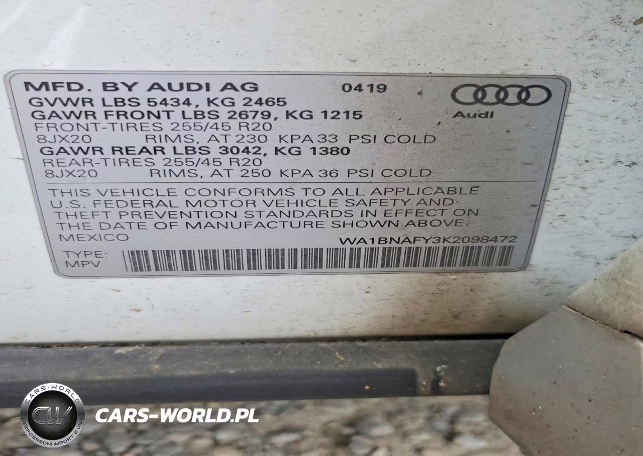 2019 Audi Q5 Premium Plus VIN:WA1BNAFY3K2098472 - 13