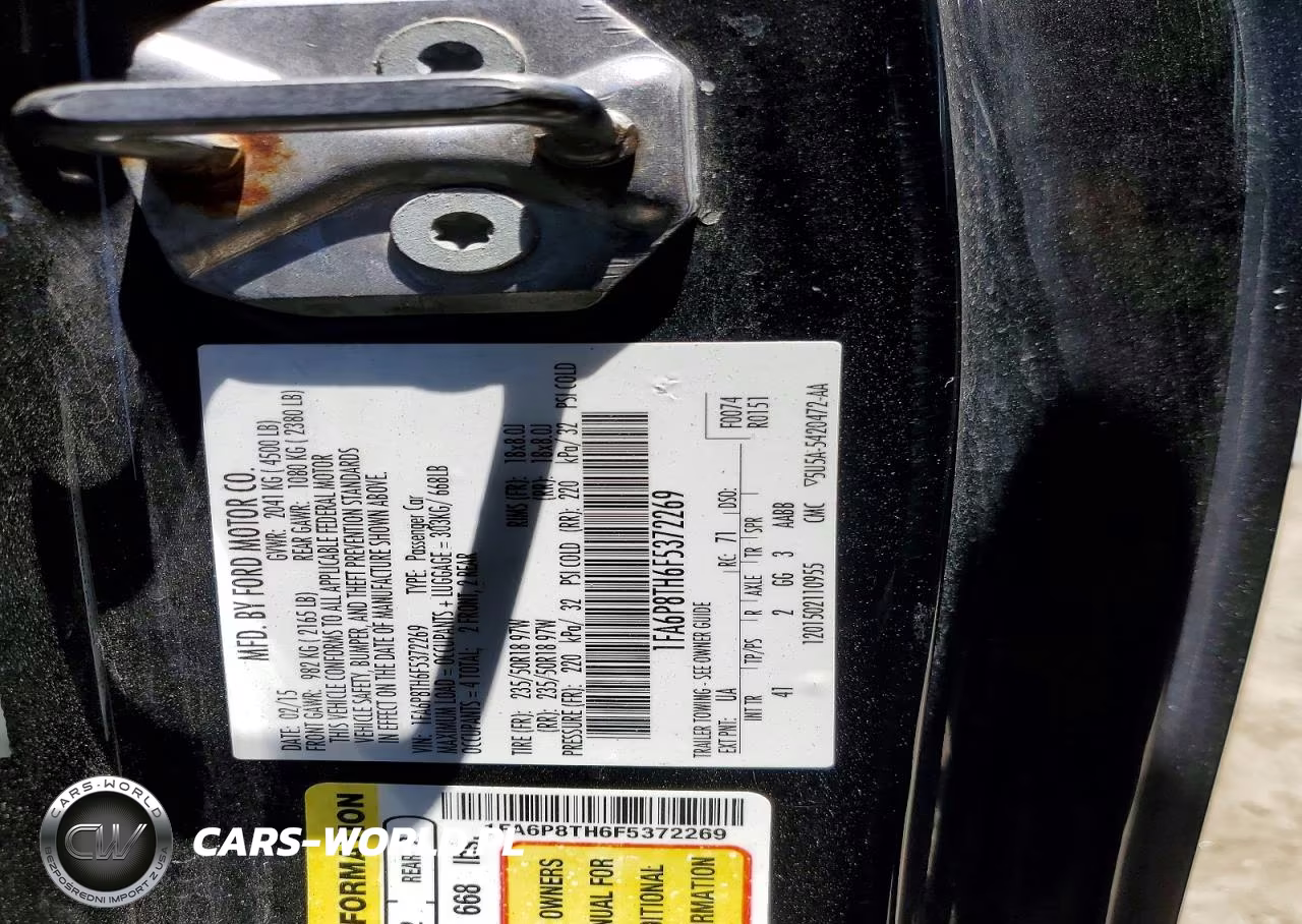 2015 Ford Mustang VIN:1FA6P8TH6F5372269 - 13