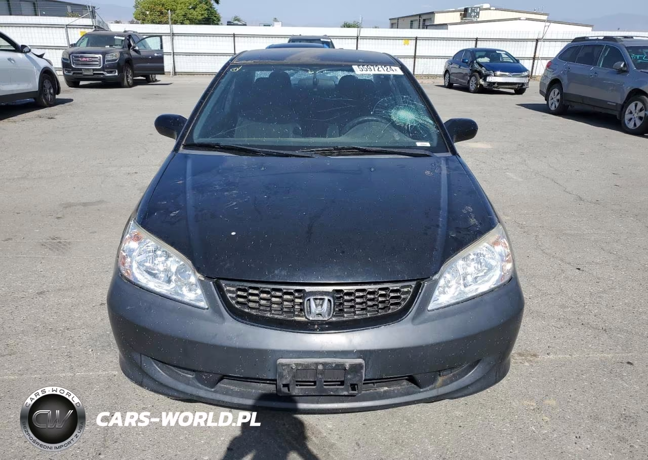2004 Honda Civic Lx VIN:1HGEM22574L071104 - 5