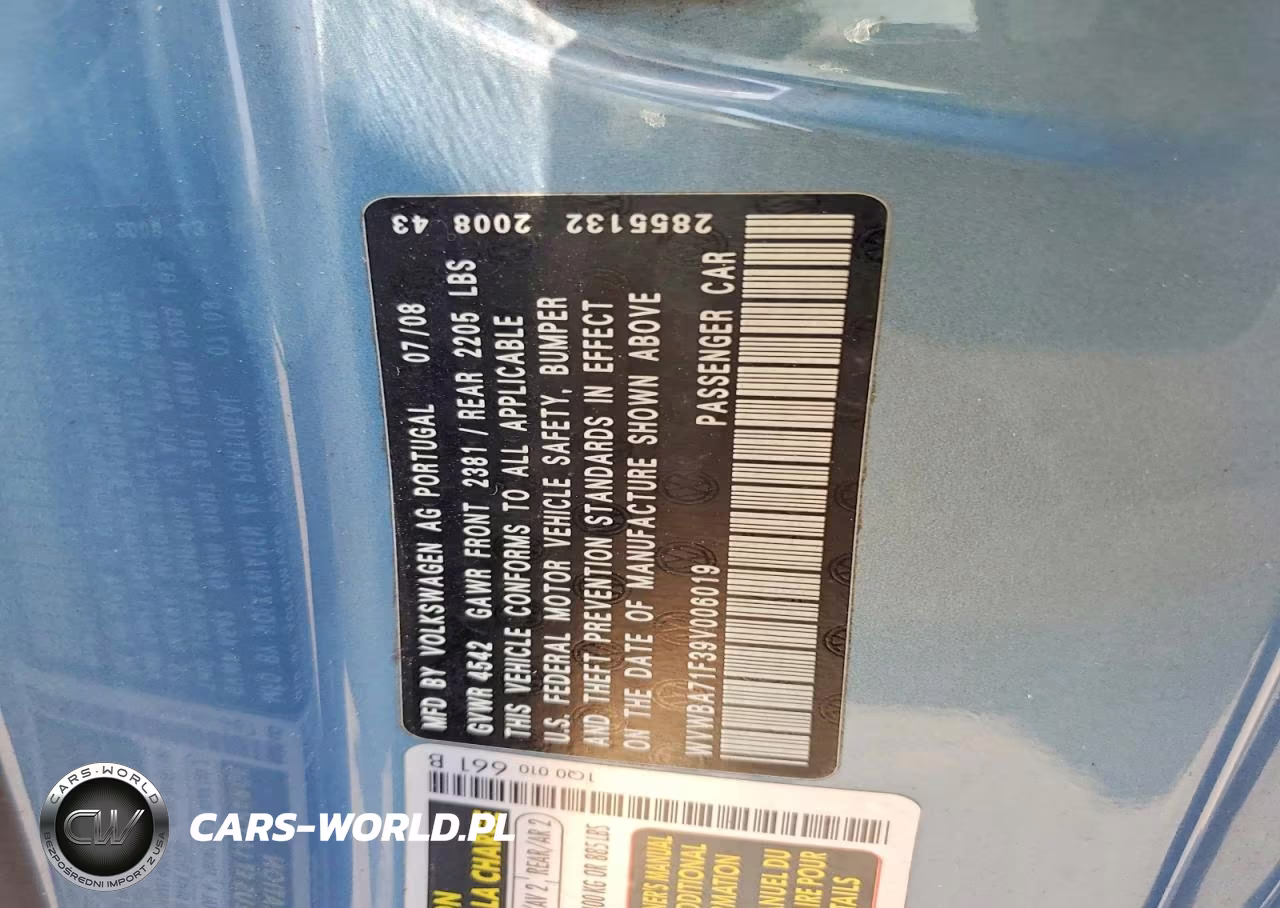 2009 Volkswagen Eos Turbo VIN:WVWBA71F39V006019 - 12