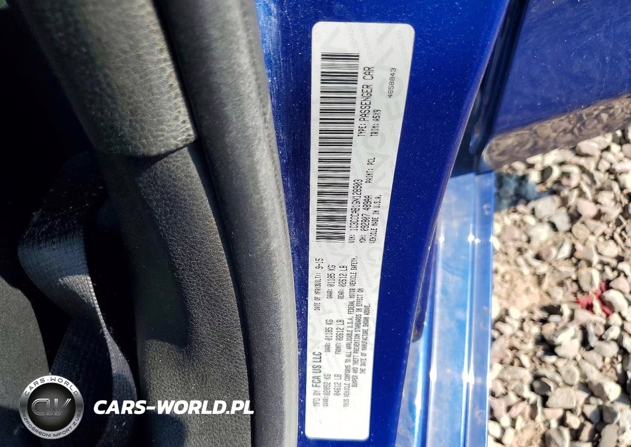 2016 Chrysler 200 Limited VIN:1C3CCCAB1GN128903 - 12