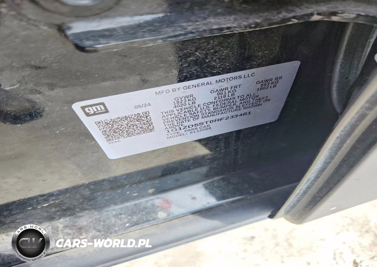2024 Chevrolet Malibu Lt VIN:1G1ZD5ST0RF233461 - 12