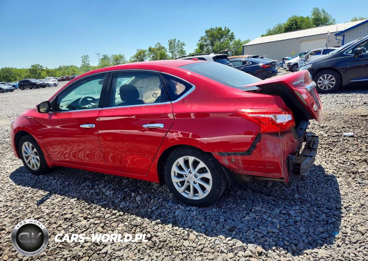 2019 Nissan Sentra Sv VIN:3N1AB7AP8KL602589 - 2