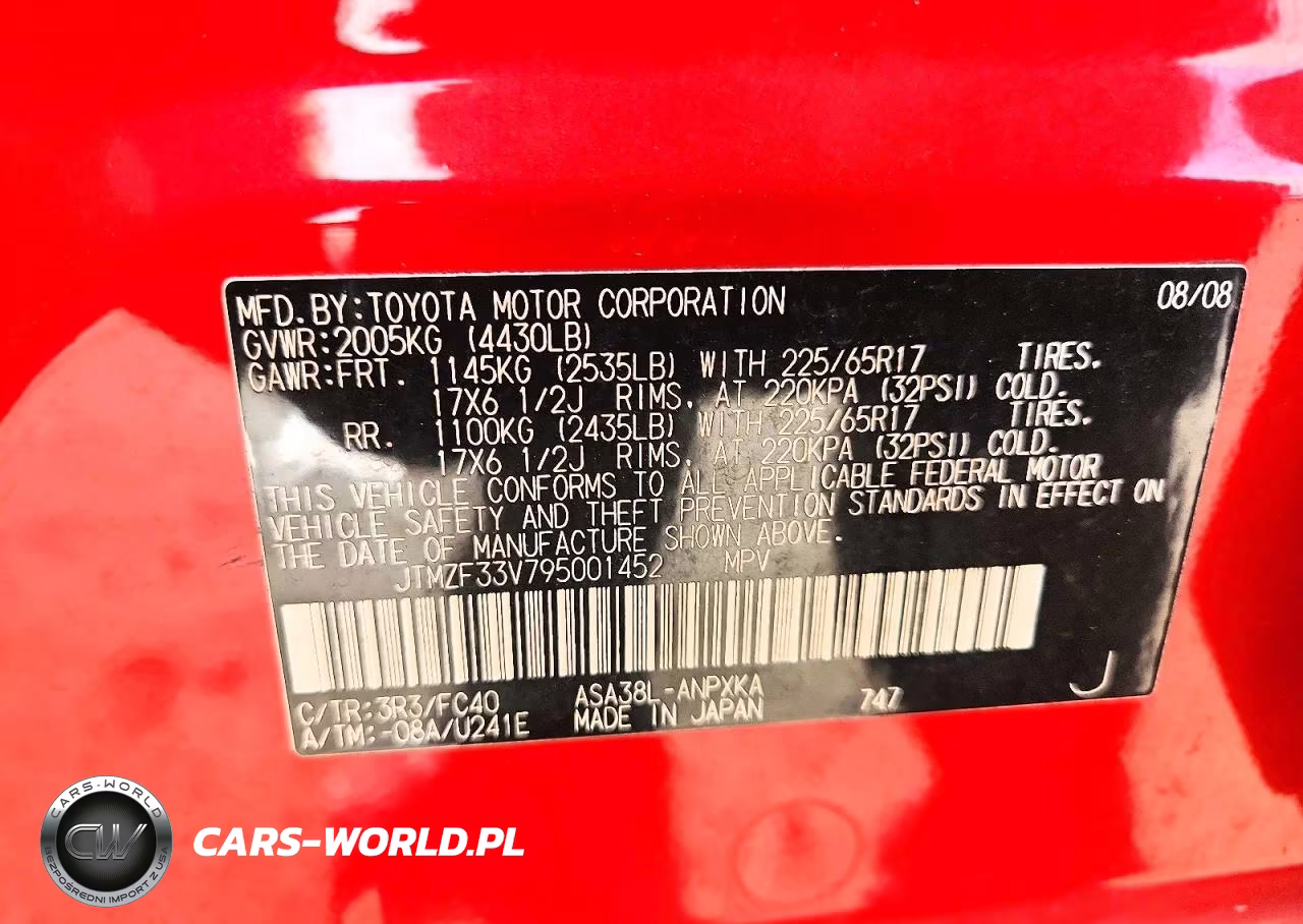 2009 Toyota Rav4 Base VIN:JTMZF33V795001452 - 13