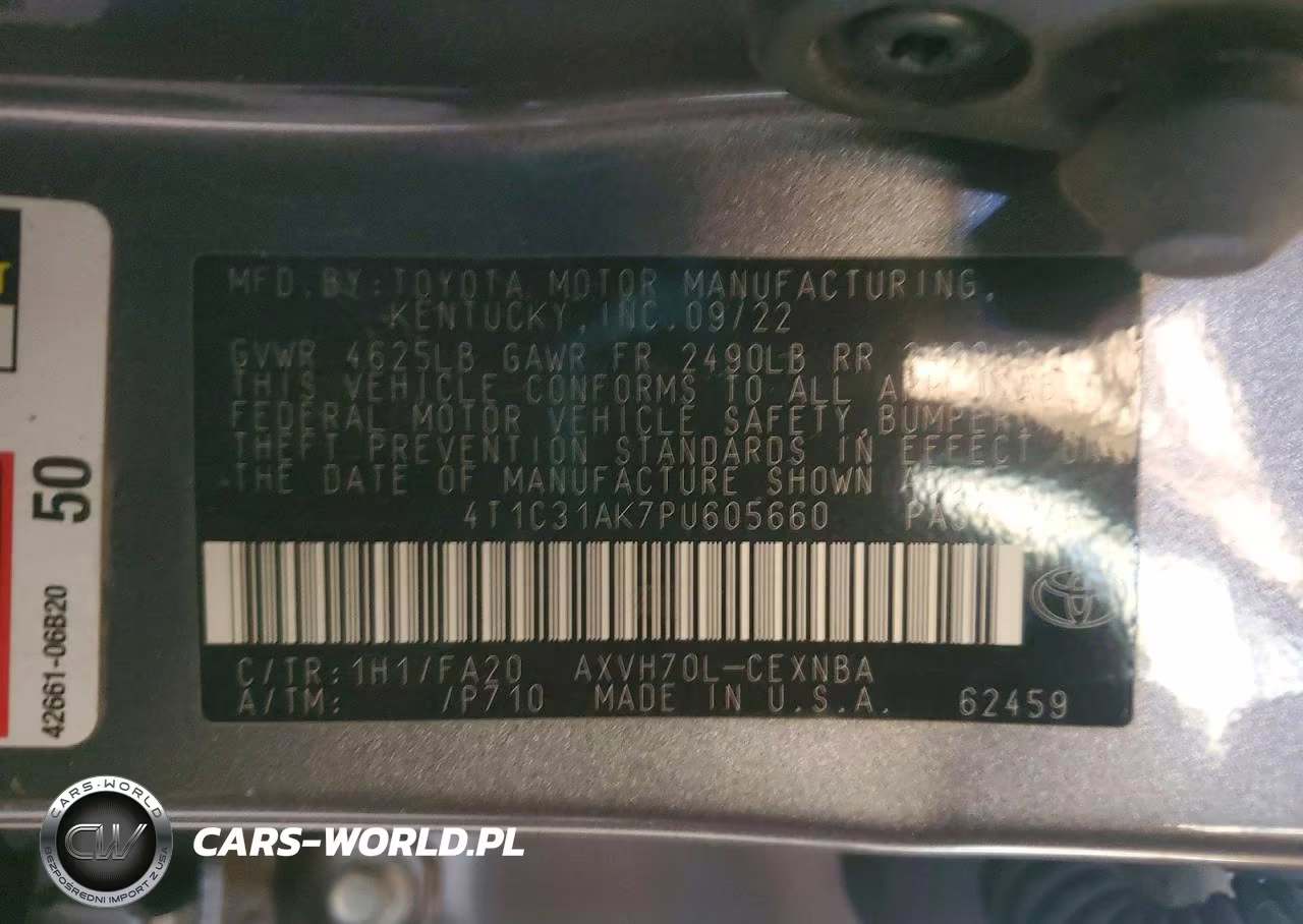2023 Toyota Camry Hybrid Le VIN:4T1C31AK7PU605660 - 12