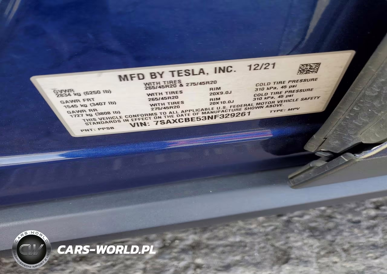 2022 Tesla Model X VIN:7SAXCBE53NF329261 - 13