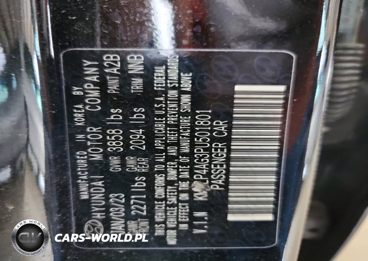 2023 Hyundai Elantra Limited VIN:KMHLP4AG3PU501801 - 13