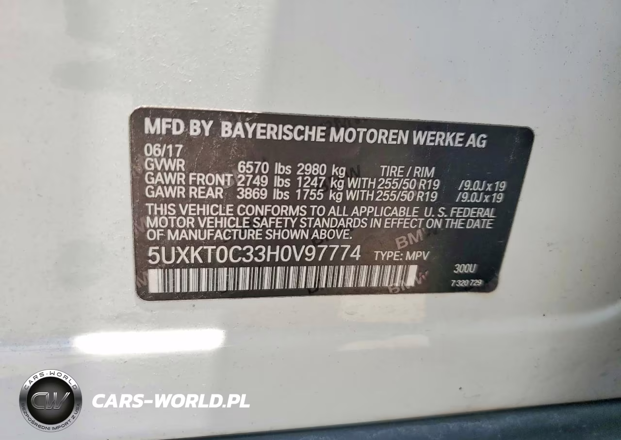 2017 BMW X5 Xdr40E VIN:5UXKT0C33H0V97774 - 13