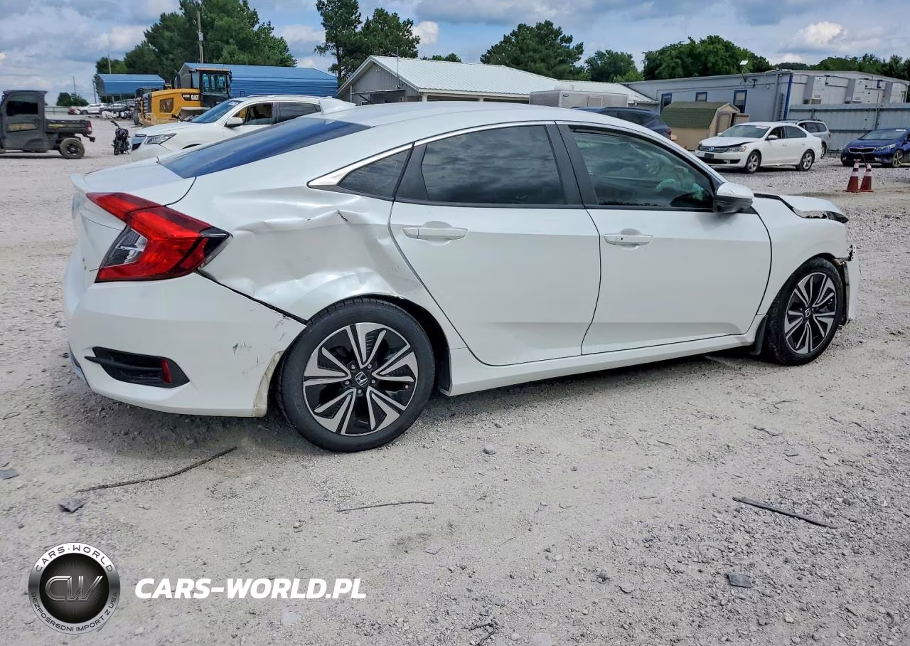 2019 Honda Civic Exl VIN:JHMFC1F71KX002117 - 3