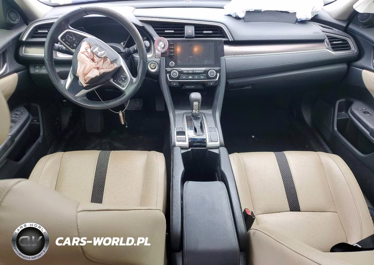 2019 Honda Civic Exl VIN:JHMFC1F71KX002117 - 8