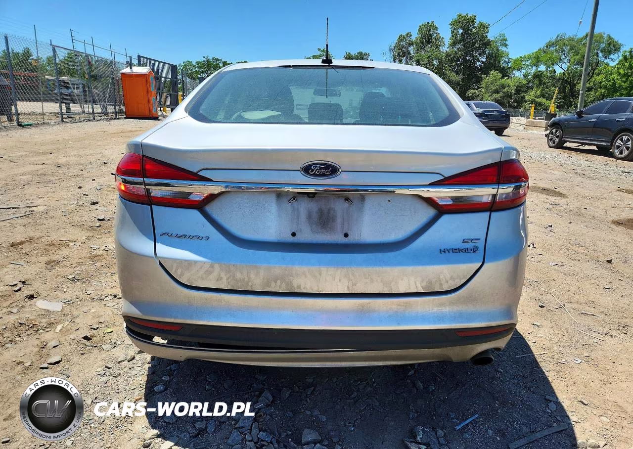 2018 Ford Fusion Se Hybrid VIN:3FA6P0LUXJR116091 - 6