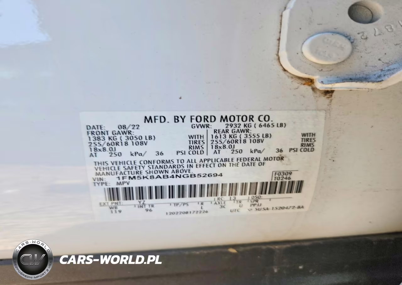 2022 Ford Explorer Police Interceptor VIN:1FM5K8AB4NGB52694 - 13