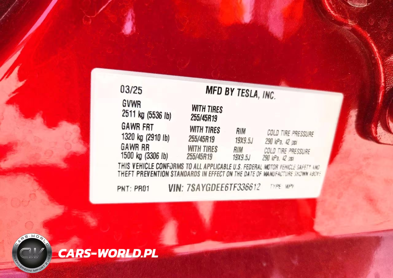 2026 Tesla Model Y VIN:7SAYGDEE6TF336612 - 13